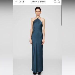 Anine Bing Leanne 100% Silk Dress